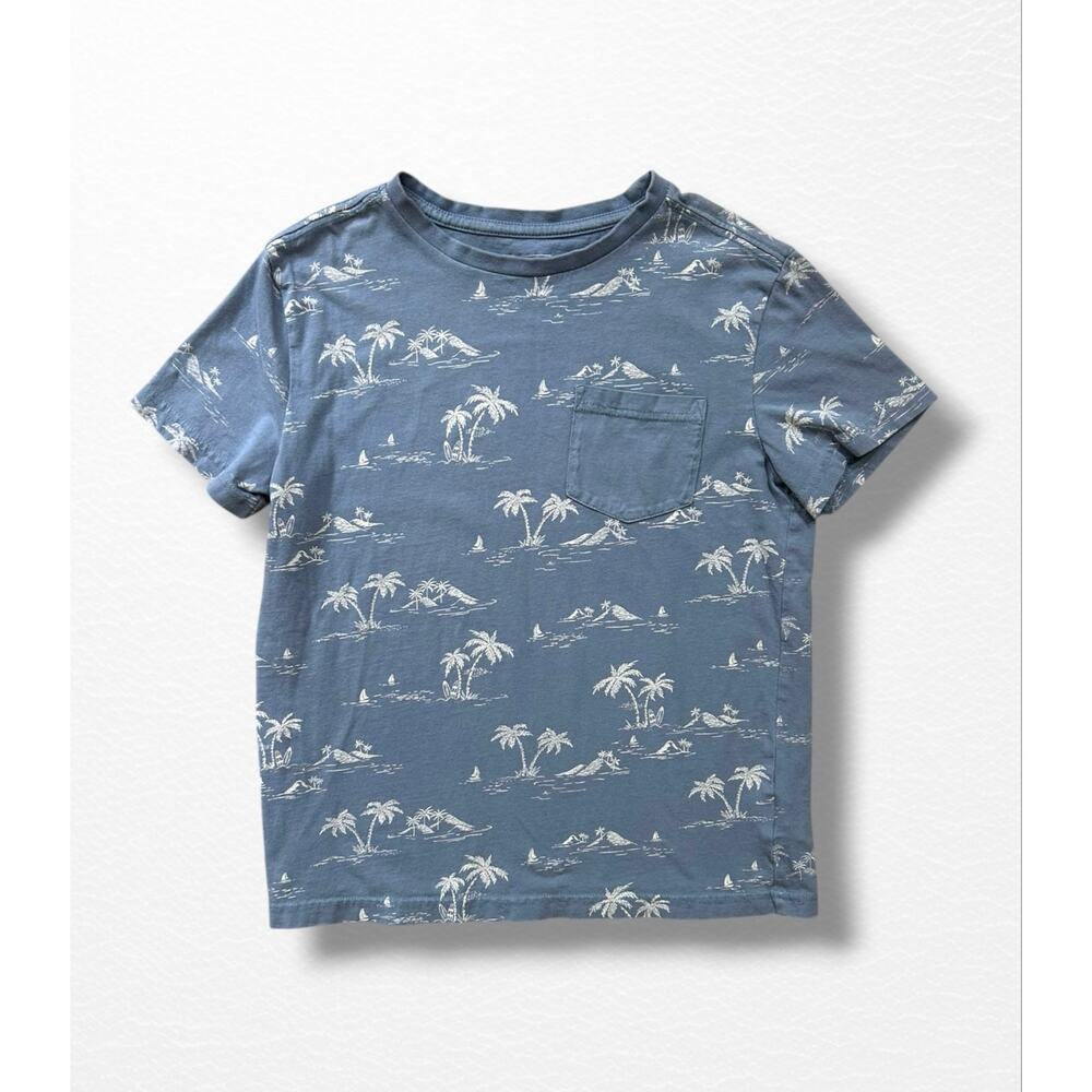 Bixby Nomad Palm Trees Pocket Tee, Size 8-10